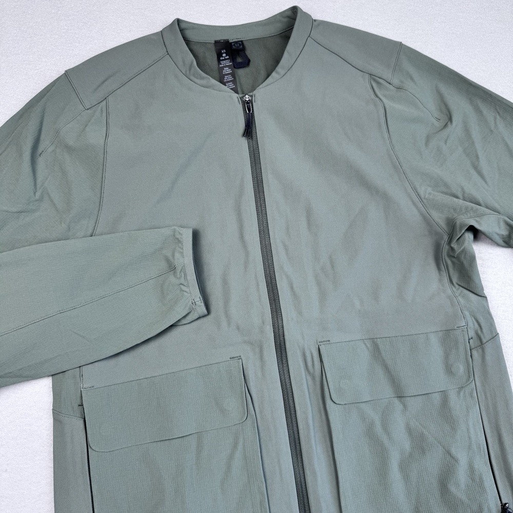 NWT Lululemon Siffra Hybrid Shirt XS Green Long‎ Sleeve Zip Pockets Casual Gorp
